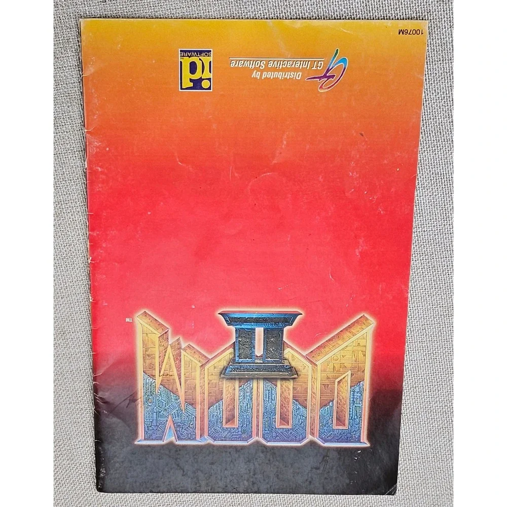 id Software DOOM II Instruction Manual PC 1994 Vintage Hell on Earth Booklet
